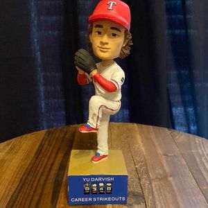 Yu Darvish Texas Rangers Career Strikeouts Bobblehead